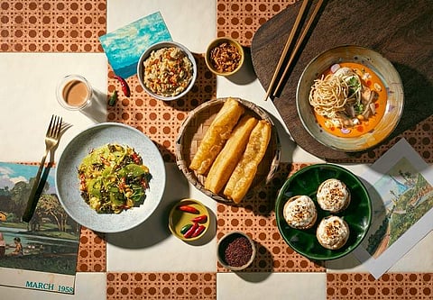Vacation in Yangon menu