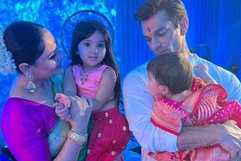 Bipasha Basu's Durga Puja Celebrations