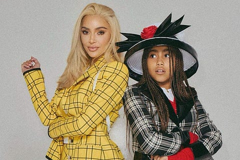 In frame: Kim Kardashian and North West