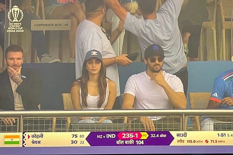 In frame: Kiara Advani, Sidharth Malhotra with David Beckham David Beckham