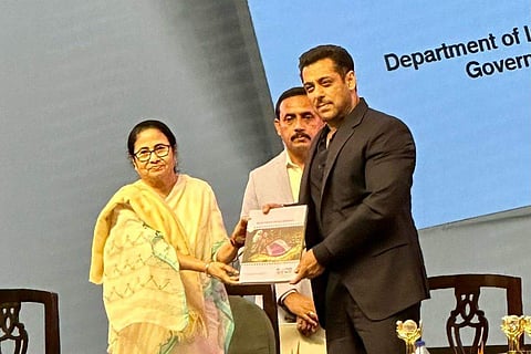 In frame: Salman Khan with Mamata Banerjeeat KIFF