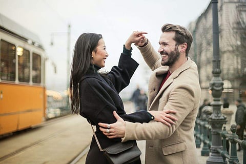 Couple dancing