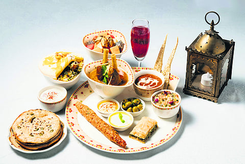 Iftar spread at ITC Grand Chola, Chennai