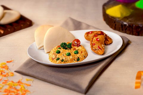 Akasa Air Holi menu