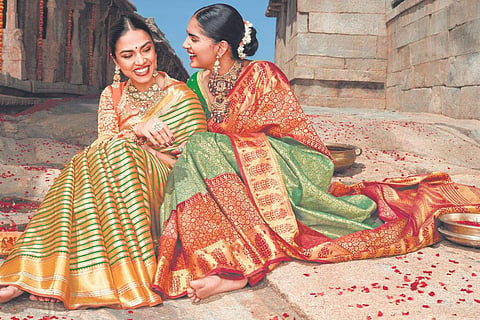 Saris from the collection