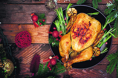 Roast chicken at Sheraton Grand Chennai Resort & Spa