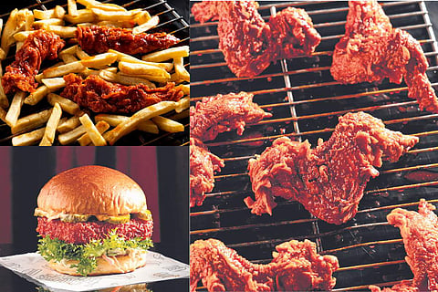 Loius Burgers' Flaming Hot range