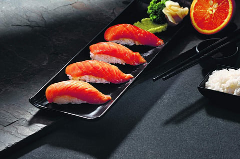Salmon nigiri