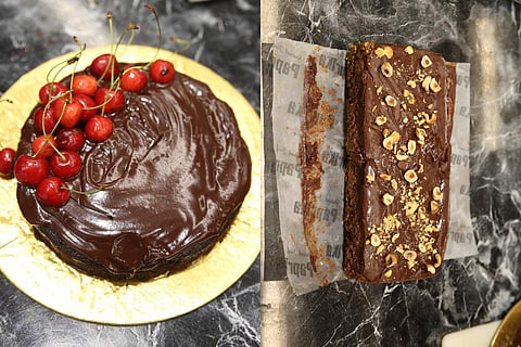 Quinoa Chocolate Cake and Chocolate Ganache Cornflake Bars
