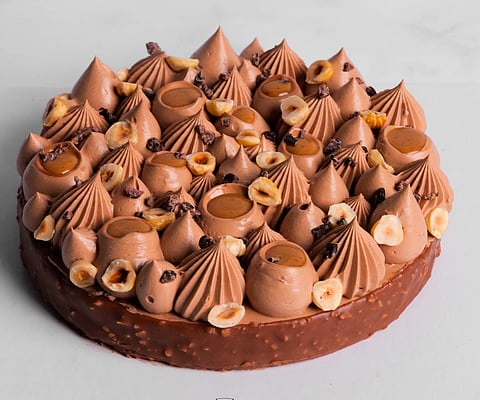 Praline Noisette celebration cake