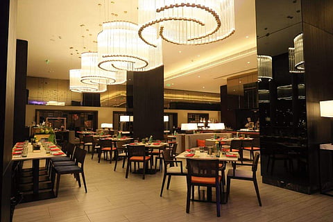 In frame: a section of the restaurant