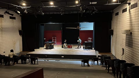 In rehearsal