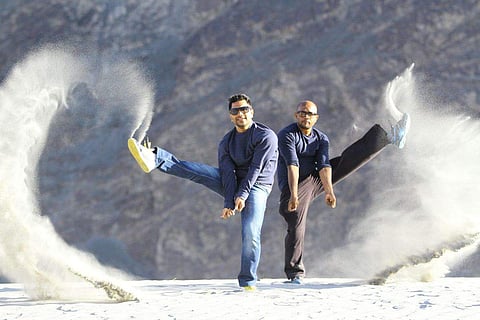 In frame: Arun Mode and Chetan Kadam
