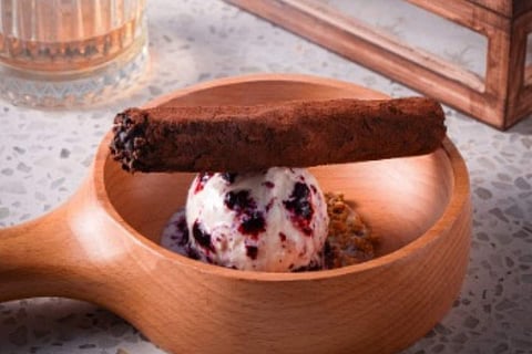 Bourbon and Belgian Chocolate Cigar