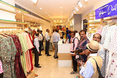 Jaipur Kurti launched its first store in the city, which features its luxury brand Amaiva and Madhur