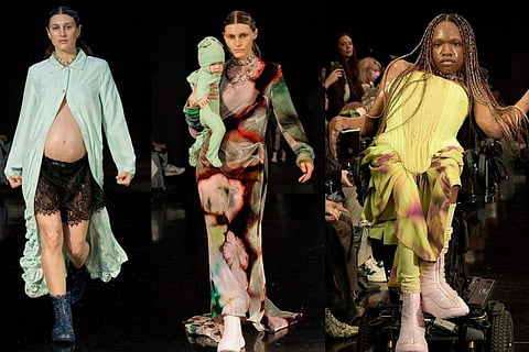 In frame: Models at Collina Strada's show at NYFW 2024