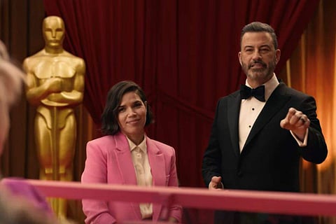 In frame: Jimmy Kimmel and America Ferrera in new Oscars promo