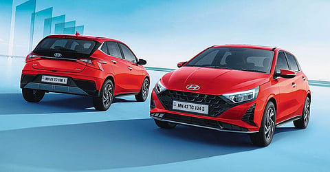 The Hyundai i20 has a comprehensive list of variants