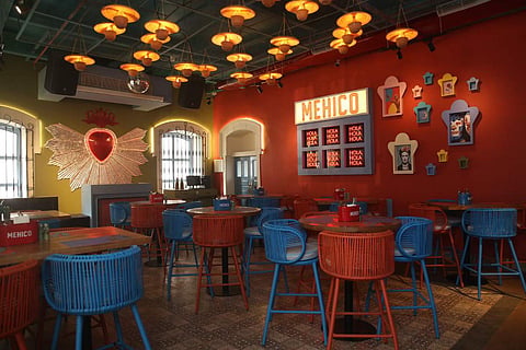 A glimpse of the interior