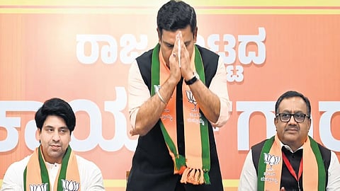 ಬಿಜೆಪಿ ರಾಜ್ಯಾಧ್ಯಕ್ಷ ಬಿ ವೈ ವಿಜಯೇಂದ್ರ