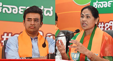 ತೇಜಸ್ವಿ ಸೂರ್ಯ - ಶೋಭಾ ಕರಂದ್ಲಾಜೆ
