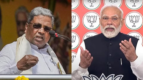 ಸಿಎಂ ಸಿದ್ದರಾಮಯ್ಯ-ಪ್ರಧಾನಿ ನರೇಂದ್ರ ಮೋದಿ