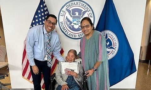 99-Year-Old Indian Woman Granted US Citizenship