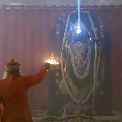 ಬಾಲ ರಾಮ ರಾಮಲಲ್ಲಾನ ಮೇಲೆ ಸೂರ್ಯರಶ್ಮಿ