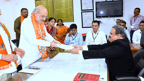 ನಾಮಪತ್ರ ಸಲ್ಲಿಸಿದ ಅಮಿತ್ ಶಾ