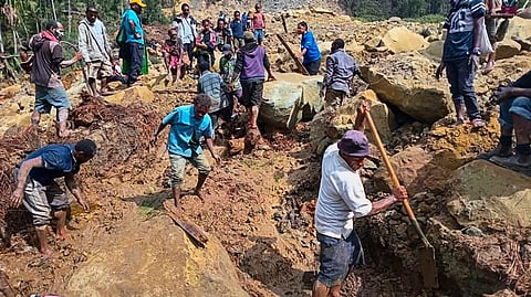 Papua New Guinea landslide