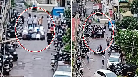 ರಸ್ತೆ ಮಧ್ಯೆ ಬಾಂಧವರಿಂದ ನಮಾಜ್