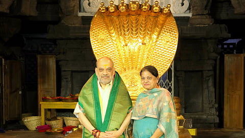ಪತ್ನಿ ಜೊತೆ ಅಮಿತ್ ಶಾ
