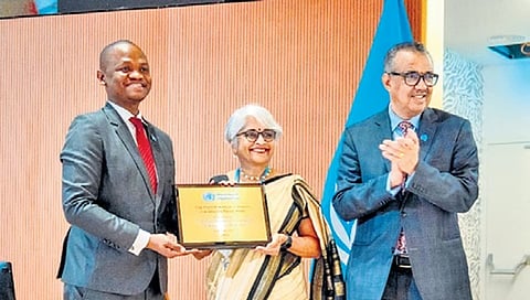 ಪ್ರಶಸ್ತಿ ಸ್ವೀಕರಿಸಿದ ನಿಮ್ಹಾನ್ಸ್ ನಿರ್ದೇಶಿಕಿ ಪ್ರತಿಮಾ ರೆಡ್ಡಿ
