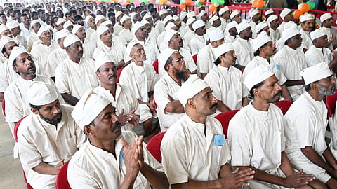 Seventy-seven prisoners were released from prisons across Karnataka on Tuesday.