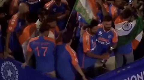 Team India victory parade