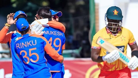 ಭಾರತ-ಜಿಂಬಾಬ್ವೆ ತಂಡ