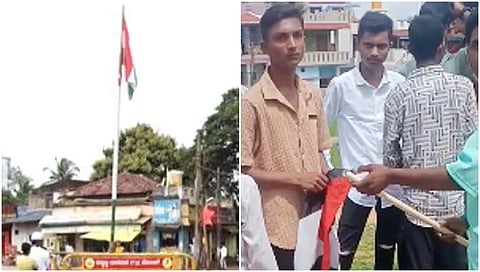 ಧ್ವಜ ವಿವಾದಗಳು: ತುಮಕೂರಿನಲ್ಲಿ ಪ್ಯಾಲಿಸ್ತೀನ್ ಬಾವುಟ ಹಾರಿಸಲು ಯತ್ನ; ಹುಬ್ಬಳ್ಳಿಯಲ್ಲಿ ವಲಿ ದರ್ಗಾ ಬೋರ್ಡ್ ಹಾಕಿ ಧ್ವಜಾರೋಹಣ!