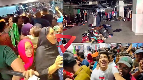 Huge mob vandalises, loots Dream Bazaar mall in Pakistan