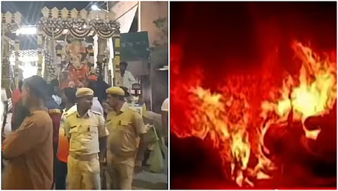ಮಂಡ್ಯ: ಗಣೇಶ ವಿಸರ್ಜನೆ ಮೆರವಣಿಗೆ ವೇಳೆ ಅನ್ಯಕೋಮಿನ ಯುವಕರಿಂದ ಕಲ್ಲುತೂರಾಟ; ಪೆಟ್ರೋಲ್ ಬಾಂಬ್ ಎಸೆತ!