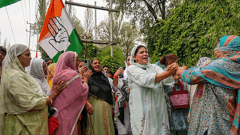 Counting for Haryana, J&K polls underway.