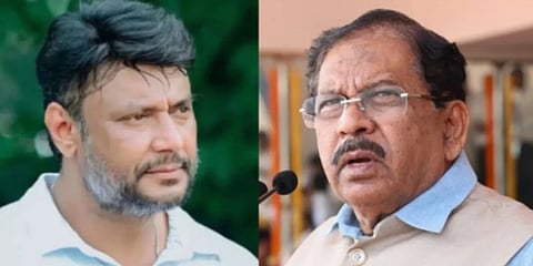 Darshan and Dr Parameshwar(File photo)