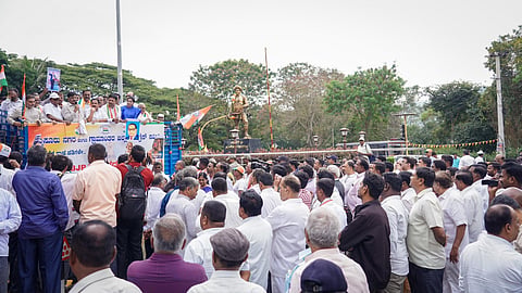 ಕಾಂಗ್ರೆಸ್ ಪ್ರತಿಭಟನೆ