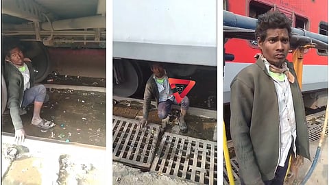 Man travels 290 km under train bogie in Jabalpur