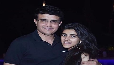 Sourav Ganguly And his Daughter Sana