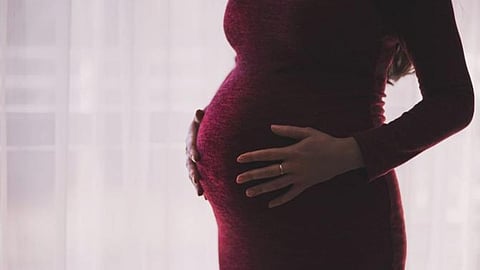 Pregnant (file pic)