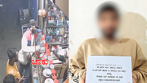 wielding a knife lands a man into the Police station