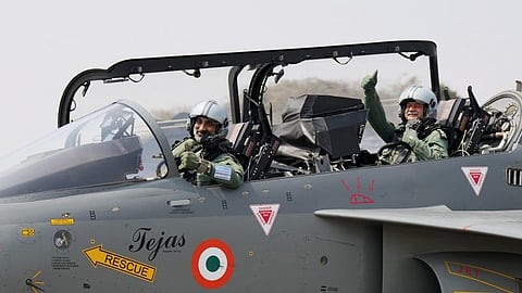 Air Chief Marshal A P Singh and Chief of the Army Staff General Upendra Dwivedi