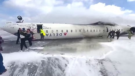 Delta Airlines aircraft crashed