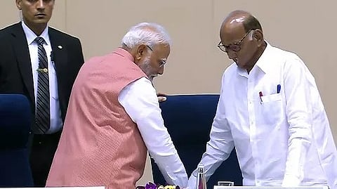 PM Modi and Sharad Pawar