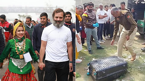 Congress workers body found in suitcase